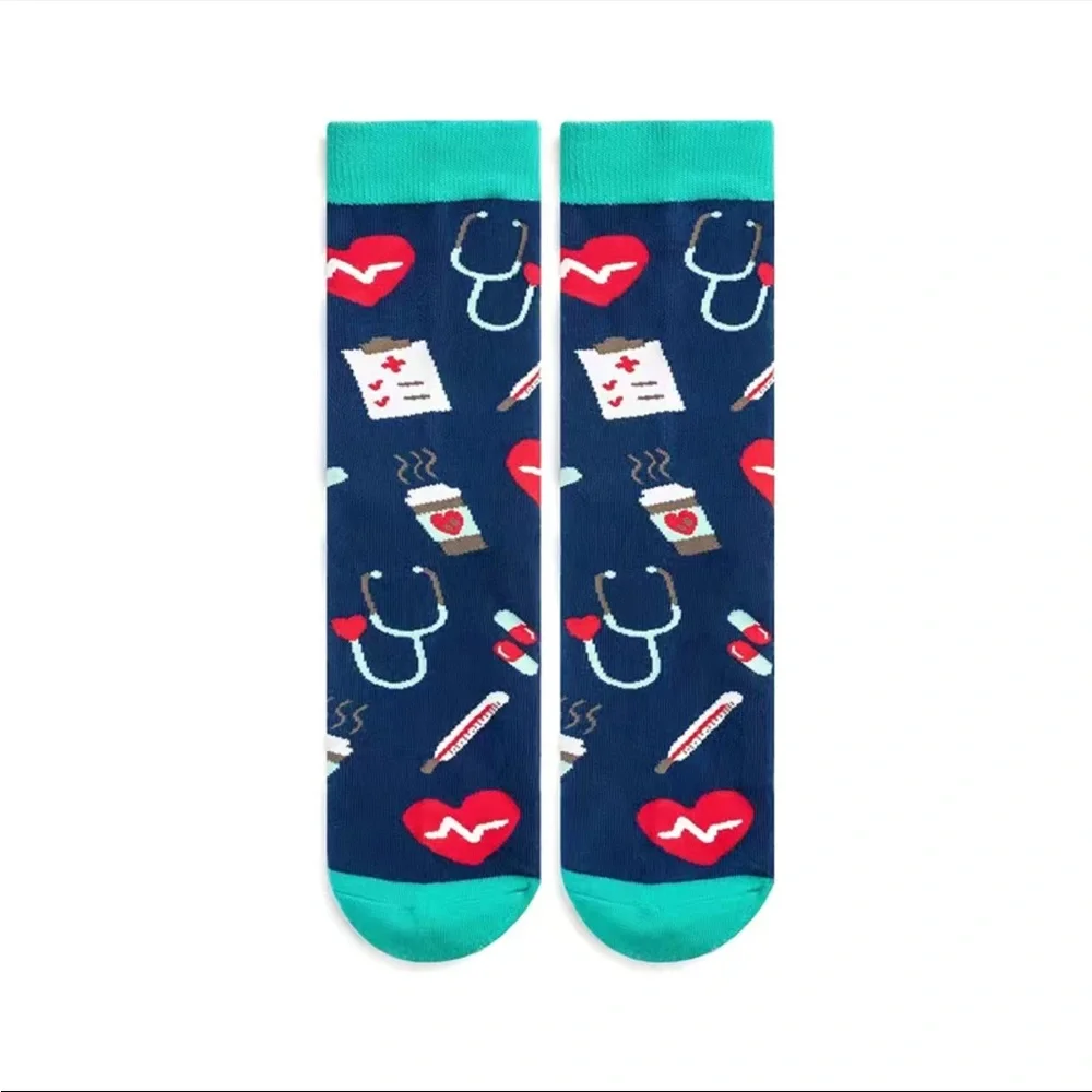 Blue Unisex Doctor/Nurse Socks
